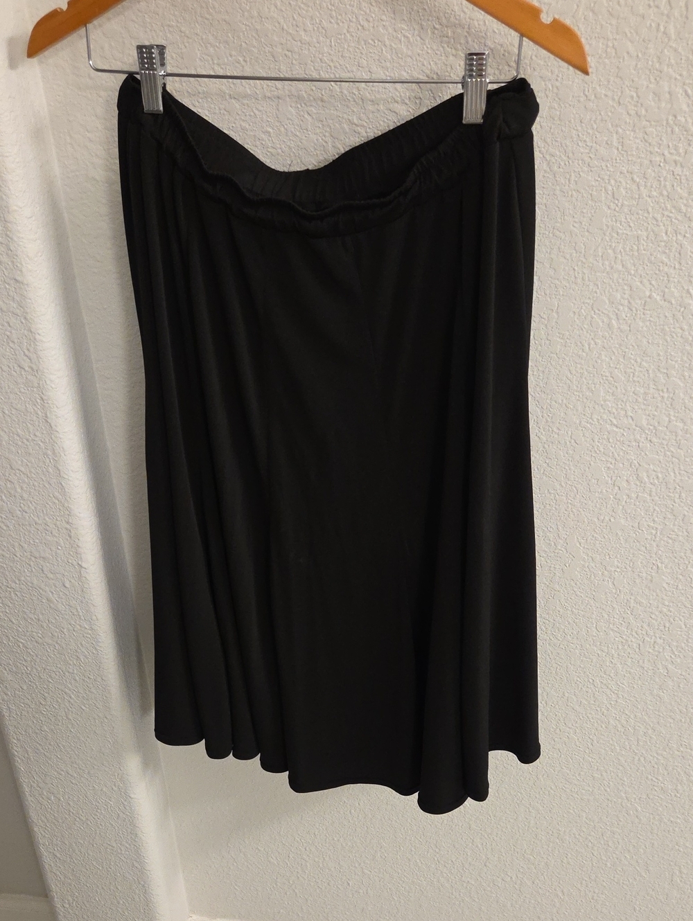 George Black Midi A-Line Skirt